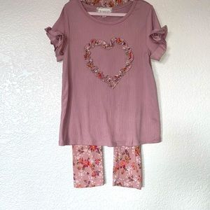 Girls Btween Floral Outfit